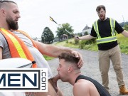 MEN - Trevor Brooks Pulls Over & Pretends To Have A Car Trouble So He Can Fuck With Chuck Conrad