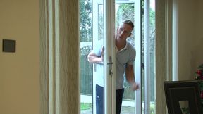 Sensational babe in high heels gets banged