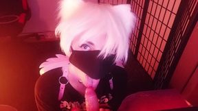 Bound Femboy Despretly Trying To Jism While In V-Card Box