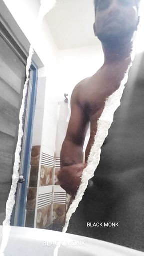 Big Black Cock Indian Masturbating