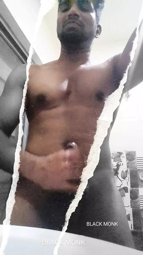 Big Black Cock Indian Masturbating