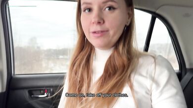 Real street whore gave this cock a golden roadside blowjob payday