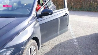 Public pee and orgasm at home after