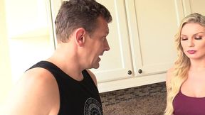 kenzie taylor deepthroats then rides jerry kovak