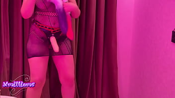 Real Egyptian pretty sister she came to my room dancing with sexy big cock toys