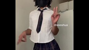 Cosplay Femboy, Daddy, do you like it?