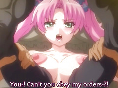 anime girl orders servant to have sex with her