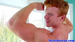 Ginger Hunk Jerking Off In Sexy
