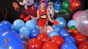 Madi B Halloween Cheerleader Mass Pop 4K (3840x2160)