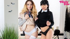 Maria Kazi, Alex Mack And Aria Valencia - M3gan18 Vs. Wenzday- Who Wins Stepbros Dick? - S31:e3