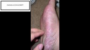 Mystical Wolf big wide feet out of dirty socks