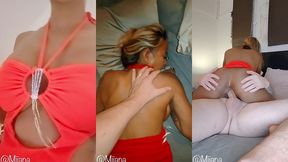 une bonne baise en mode tele-realite , avec un bel orgasme et une creampie ...