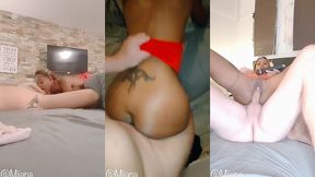 une bonne baise en mode tele-realite , avec un bel orgasme et une creampie ...