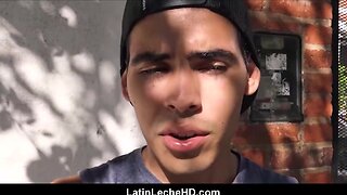 Latino twinks first anal pov with stranger for cash: amateur spanish boys steamy encounter