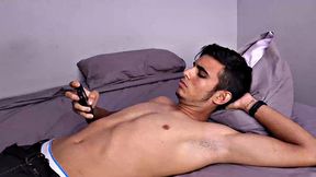 Rapper is a great cock sucker, so I decided to have him service Odel in his first shoot with me. Odel is a sexy young Latino with a big uncut cock and fine looking little butt.