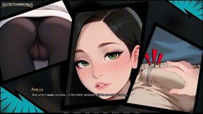 cute girlfriend deep throat bj in public bathroom - our quiet temptation 01 developed by sinful valley adventures - 3d porn game