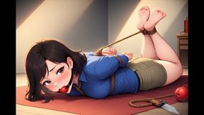 Bondage Confessions, Vol 77: Hogtied Rope and Gag Desires