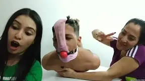 Panty-Sniffing Hunk Punished With Femdom Bondage
