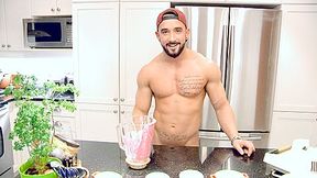 Zack in Naked Chef 3 - Zack's Post-Workout Drink XXX Video