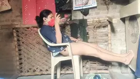 Desi Village girl caught watching porn and doing masterbating