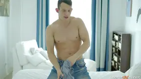 Young Edward Reid Strokes His Dick