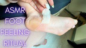 ASMR foot Peeling Ritual