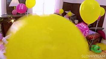 Anal Birthday Party - Whipped Cream Blowjob - Crushed Birthday Cake - Cuckhold Boyfriend Husband // FULL MOVIE