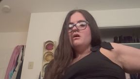Sexy Willow burping with her ass facing you