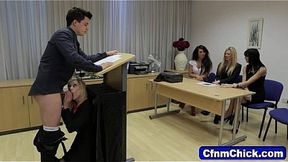 Russian GF gives a horny CfnM blowjob