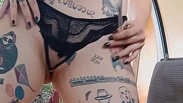 Fumando e me exibindo