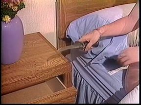 Stud and sexy slut take turns sucking their friends cock in his bedroom