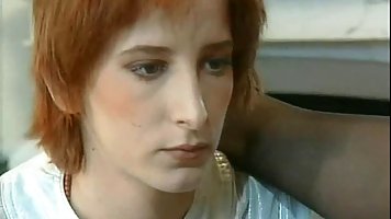 Red haired babe is having one of the weirdest threesomes ever with people she likes a lot