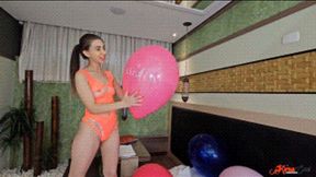 ANTICIPATING THE PARTY WITH BALLOONS - BY KATE BECKER - FULL VERSION FULL HD - KC PRODUCTIONS!!!