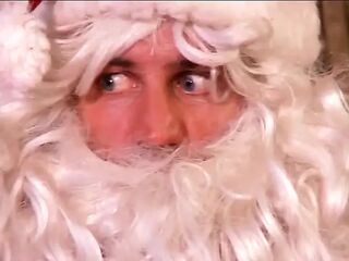 Sexy Golden-haired mother I'd like to fuck Uses Candies as Sex toy in the Cristmas Night