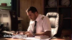 Foursome with two airhostesses