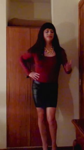 Crossdresser Fernanda Gomez Low Quality Making of