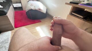 Onanism With Spunk in a Rubber