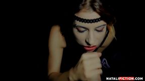 Natali Fiction - Vampire Blowjob Pov Cosplay Halloween