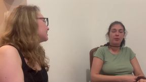 French Pegging Wreck: Slave Choked Gushing Broken by Two Ruthless Dommes