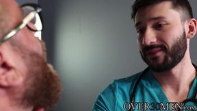 Scott DeMarco makes mature Riley Mitchel open his hole and throat