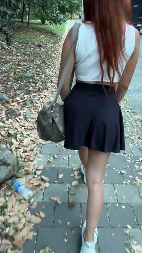 POV - Petite Latina Enjoys Her First Porn Casting and Ask for a Hard Fuck