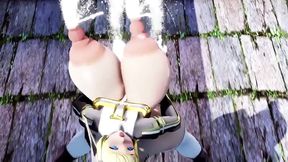 Big-Titted MMD Anime Nun Dances Seductively While Milking Dick