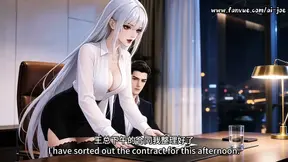 Office Secretary Sucks CEO's Cock in Lewd 3D Animation