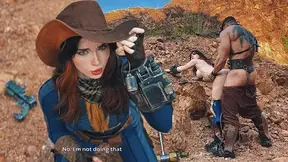 Public Cosplay: Oral and Sex for Water