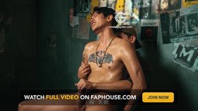 Gif-012 Straight Male Construction Site Visitor  Holy Water Rushes Love Juice All Over the Ground