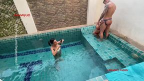 Petite Sexy Young Asian Ladyboy Fucks and Get Fucked by Pornstar Magic Michel