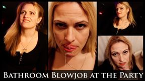Bathroom Blowjob at the Party