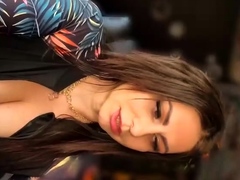 Big boob brunette masturbates on webcam