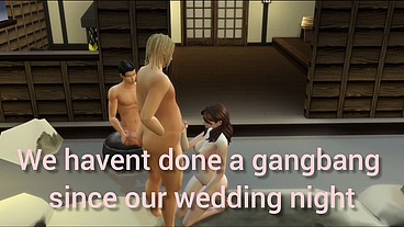 Myu hotwife public gangbang at spa onsen hotsprings