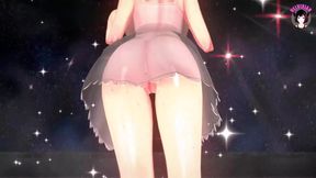 Sexy MILF In Transparent Nightie Sexy Dance (3D HENTAI)